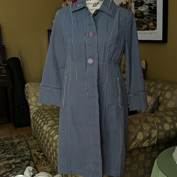 Dkny Jackets & Blazers - Women's Gray Coat